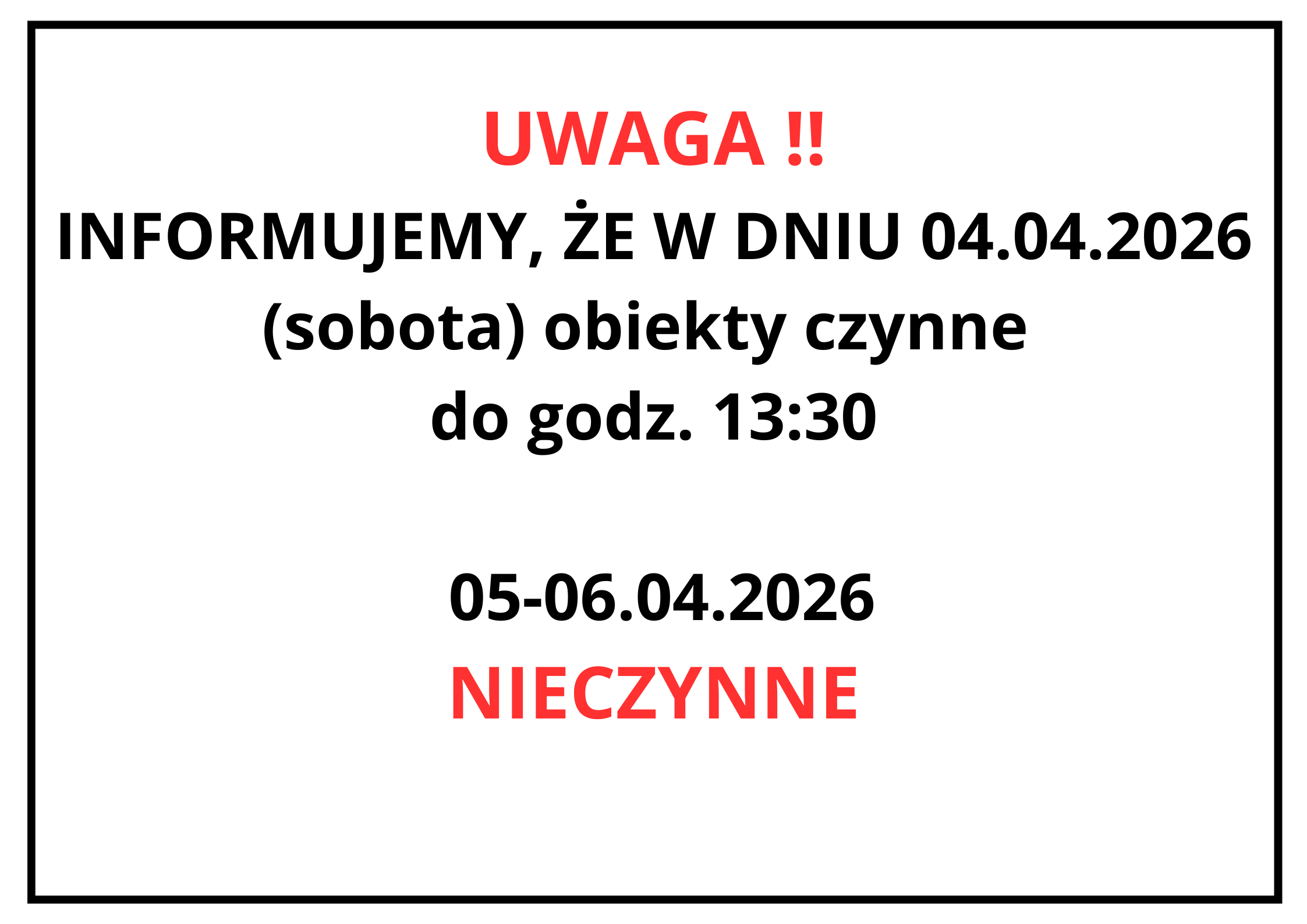 Wielkanocna przerwa