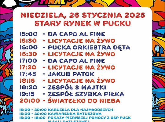 WOŚP 33 finał 26.01