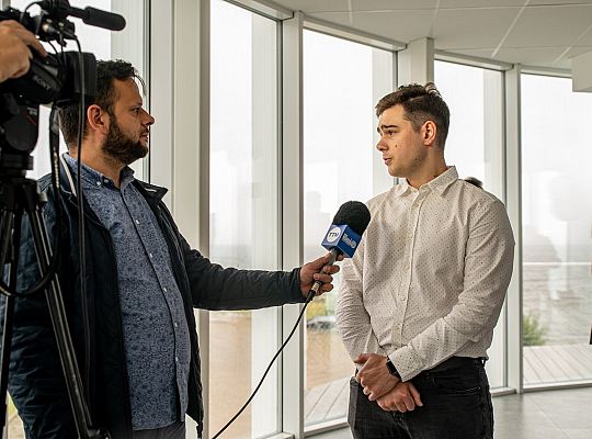 odbiór techniczny tzw. okrąglaka czyli nowej restauracji