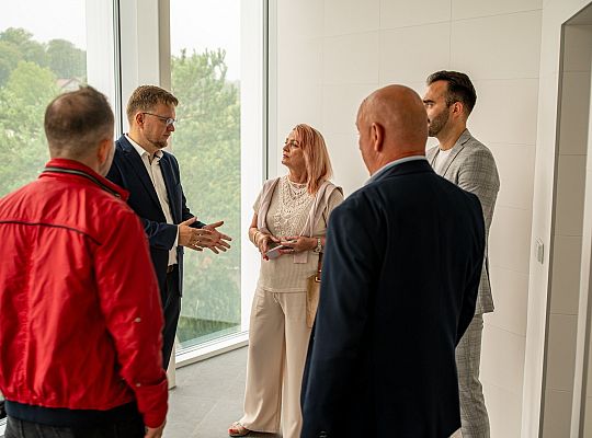odbiór techniczny tzw. okrąglaka czyli nowej restauracji