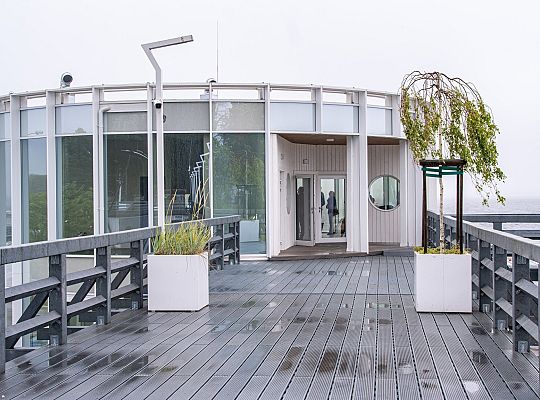 odbiór techniczny tzw. okrąglaka czyli nowej restauracji