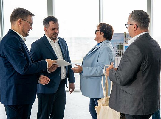 odbiór techniczny tzw. okrąglaka czyli nowej restauracji