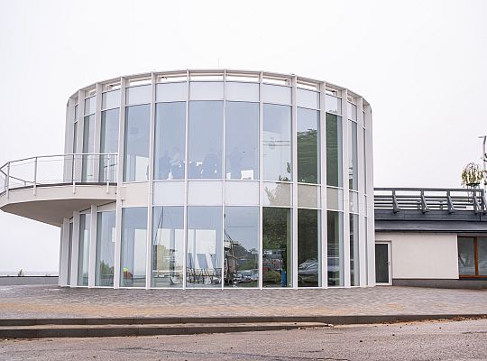 odbiór techniczny tzw. okrąglaka czyli nowej restauracji