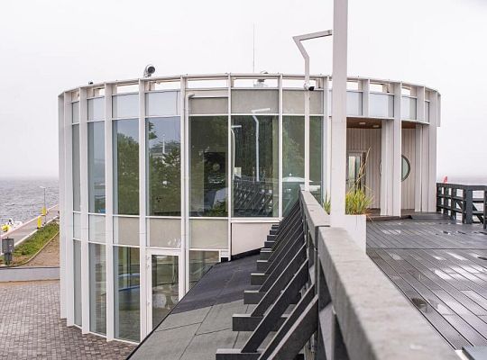 odbiór techniczny tzw. okrąglaka czyli nowej restauracji