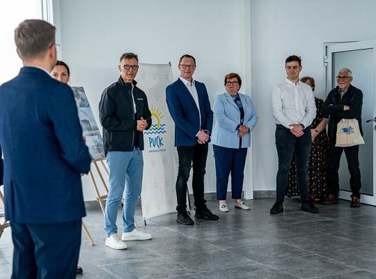 odbiór techniczny tzw. okrąglaka czyli nowej restauracji
