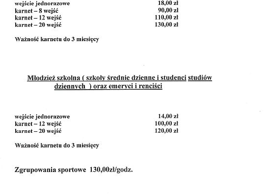 Aktualizacja cennika